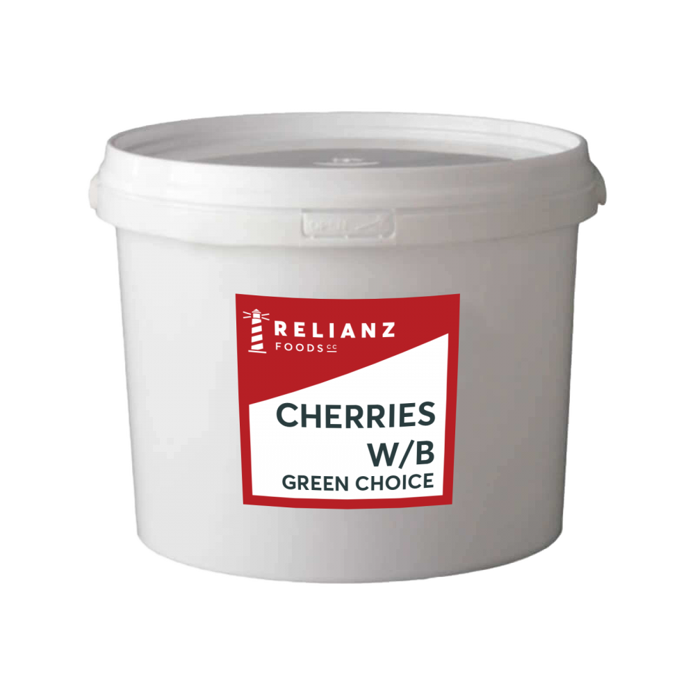 Cherries Green W/B — Red Cherries — RELIANZ