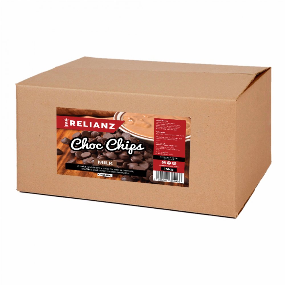 Choc Chips Milk Relianz 15kg