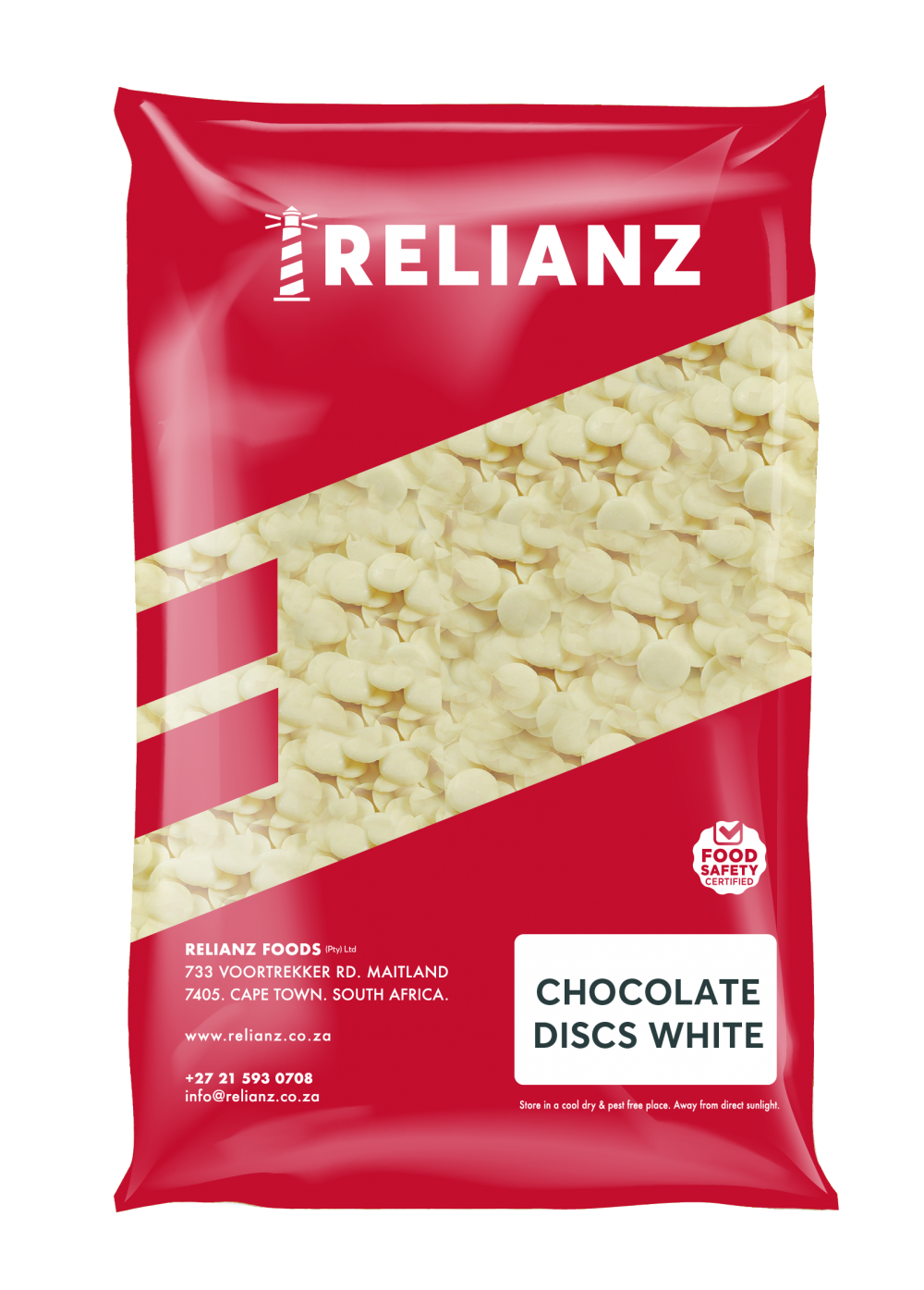 Choc Discs White Coating 5kg