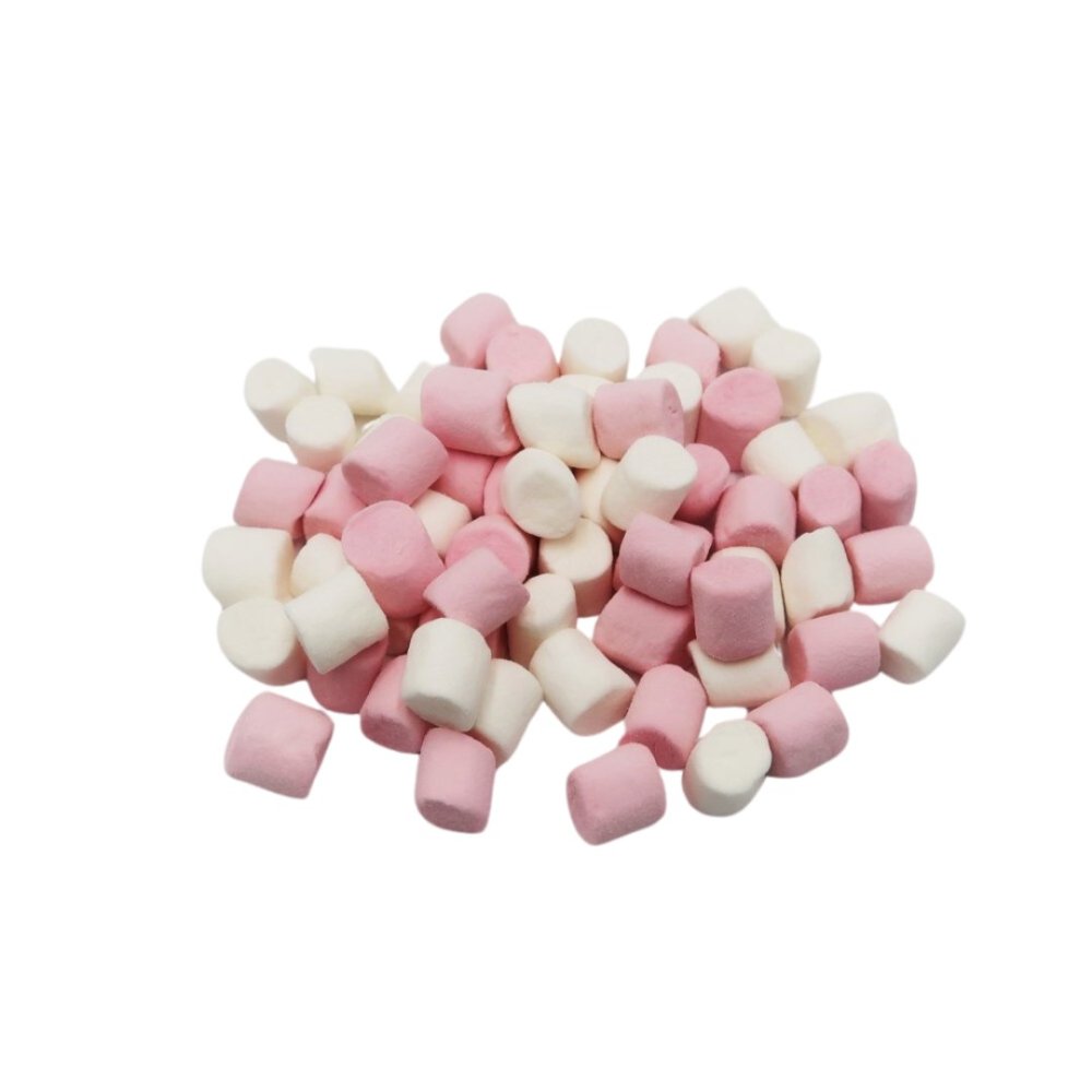 Marshmallows Mini Pink & White 12x250g