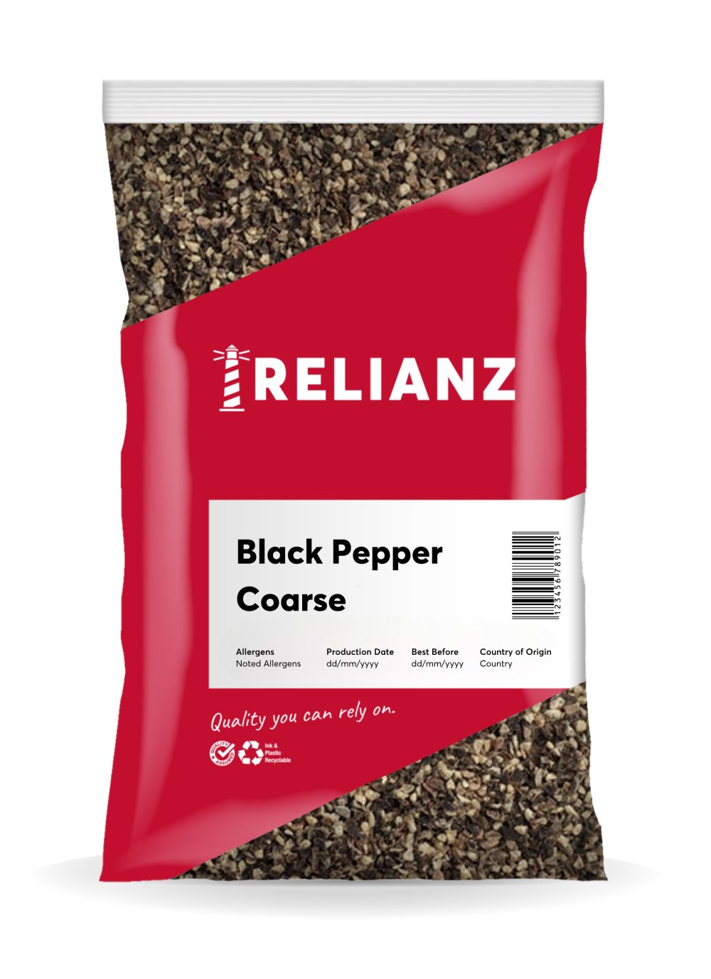 Pepper Coarse 1kg Spice
