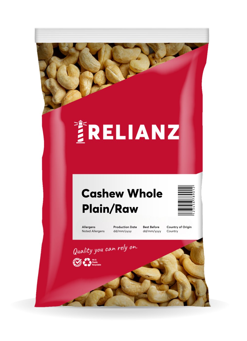 Cashew Whole Plain/Raw