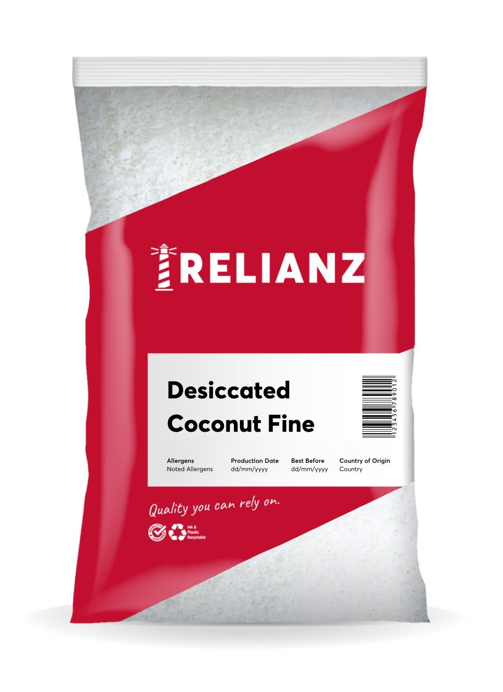 Coconut Fine HIGH Fat Premium 1kg
