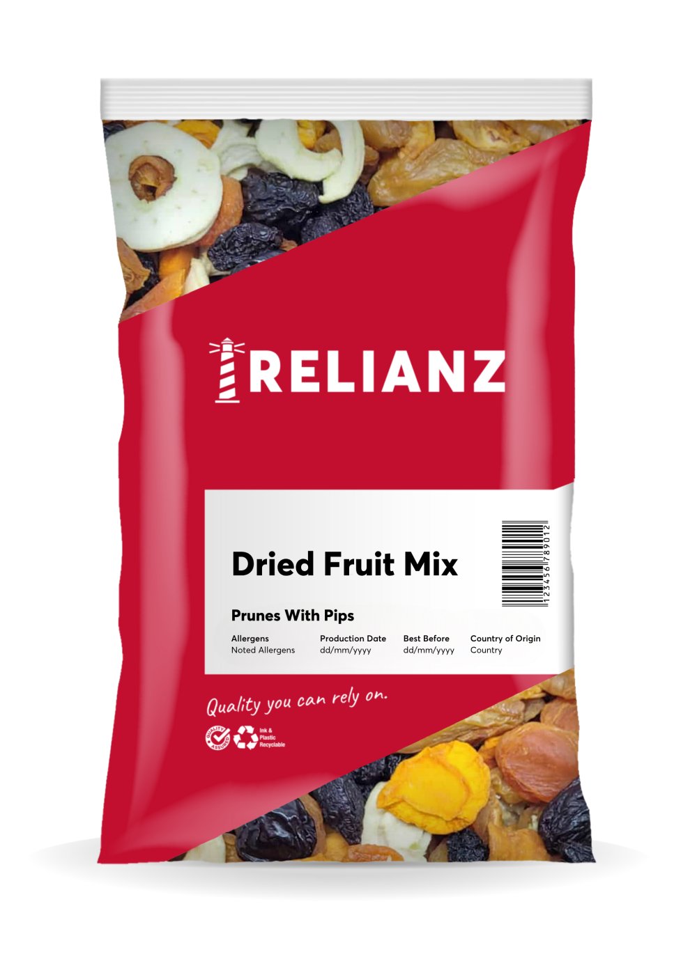 Dried Fruit Mix (Prunes With Pips) — Fruit Mixes — RELIANZ