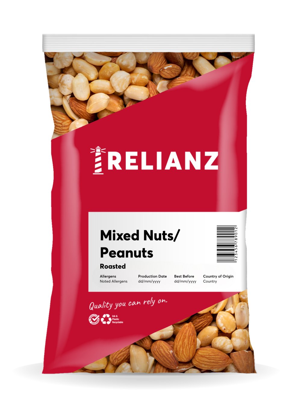 Mixed Nuts / Peanuts Roasted 1kg