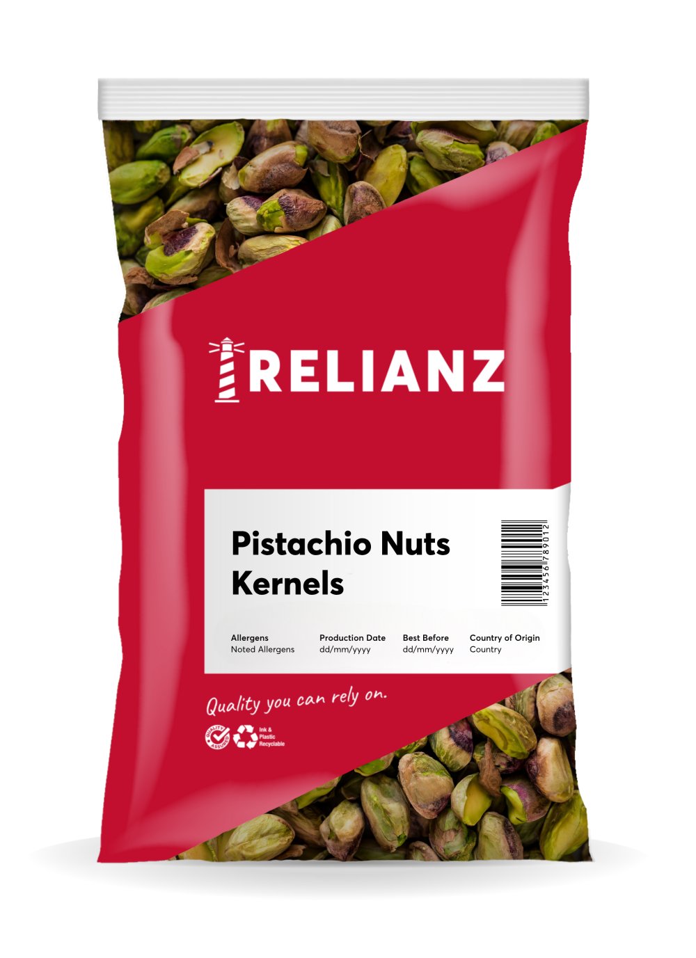 Pistachio Nuts Kernel — Whole Nuts — RELIANZ